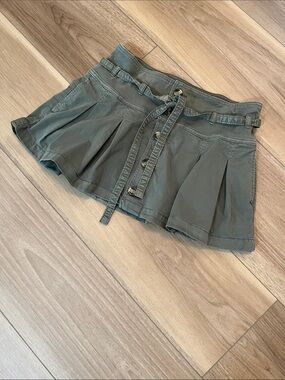AE Stretch Low-Rise Pleated Mini Skort